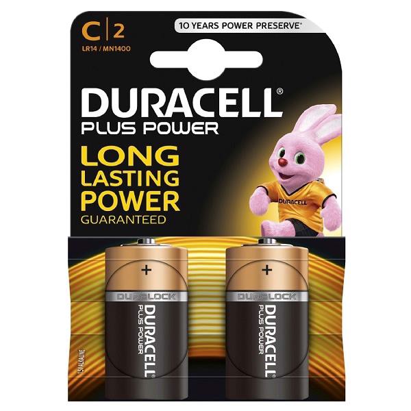 DURACELL C2 Batteri - 2 st.